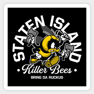 Staten Island Killer Bees (on dark) Sticker